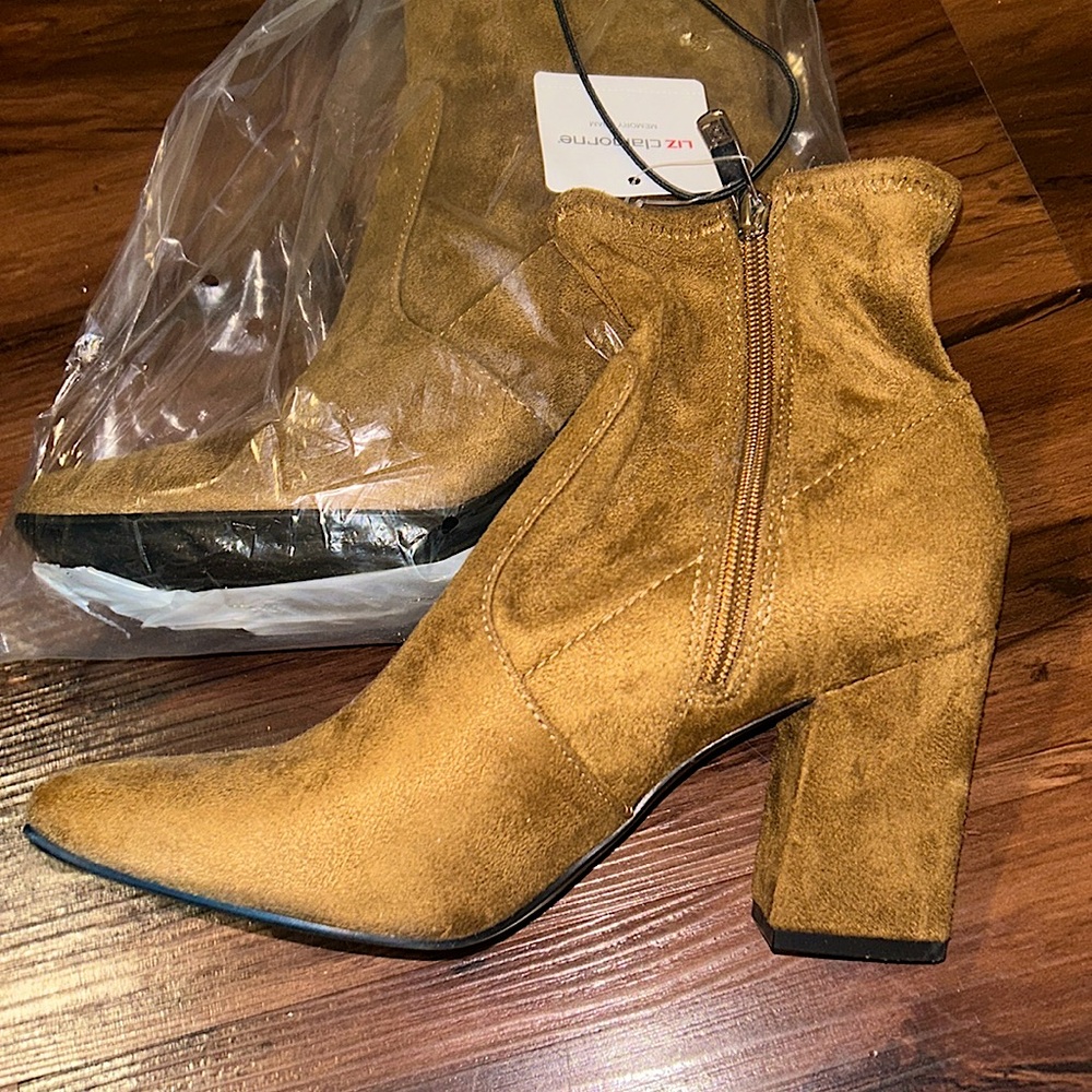 Liz Claiborne, 8 (Medium), brown, boot